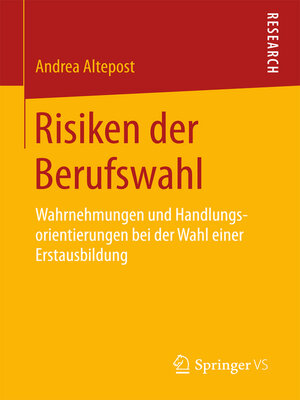 cover image of Risiken der Berufswahl